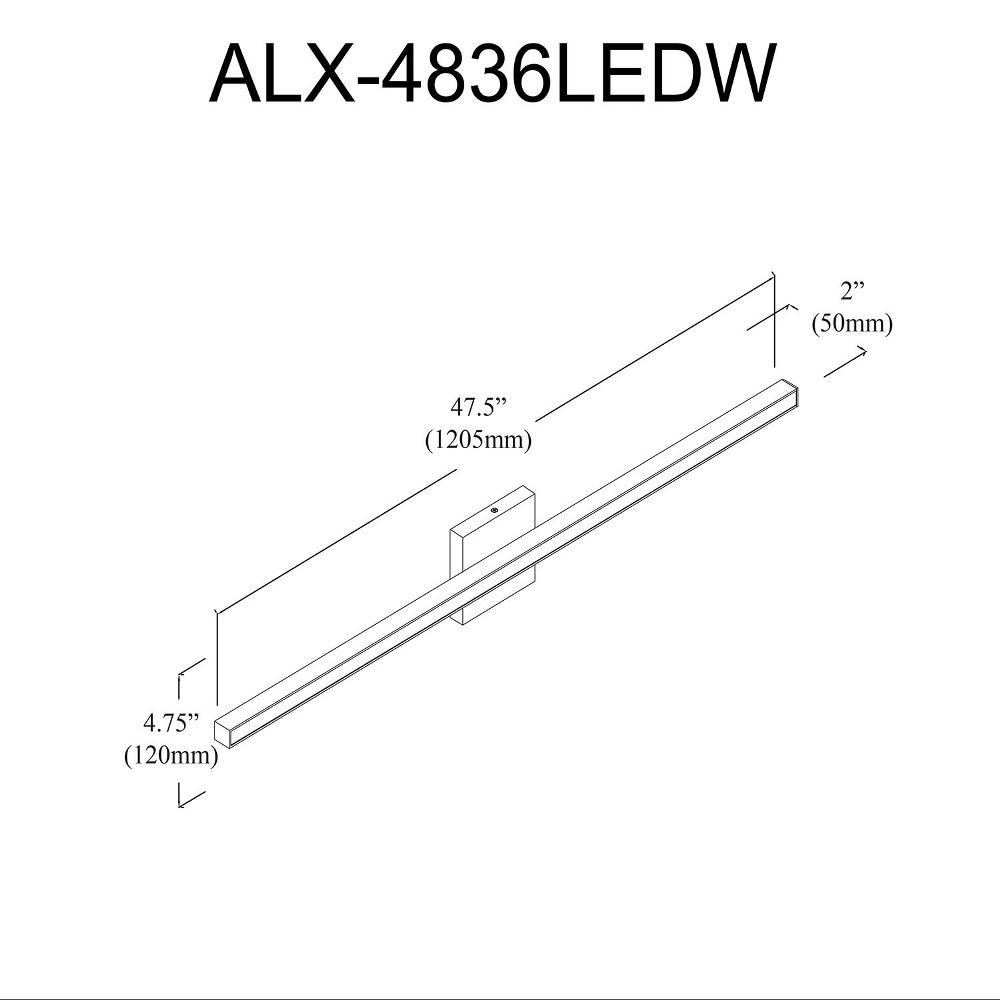 ALX-4836LEDW-MB
