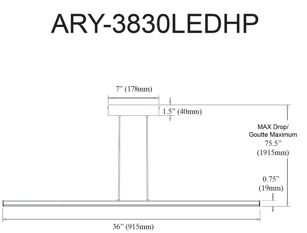 ARY-3830LEDHP-MB