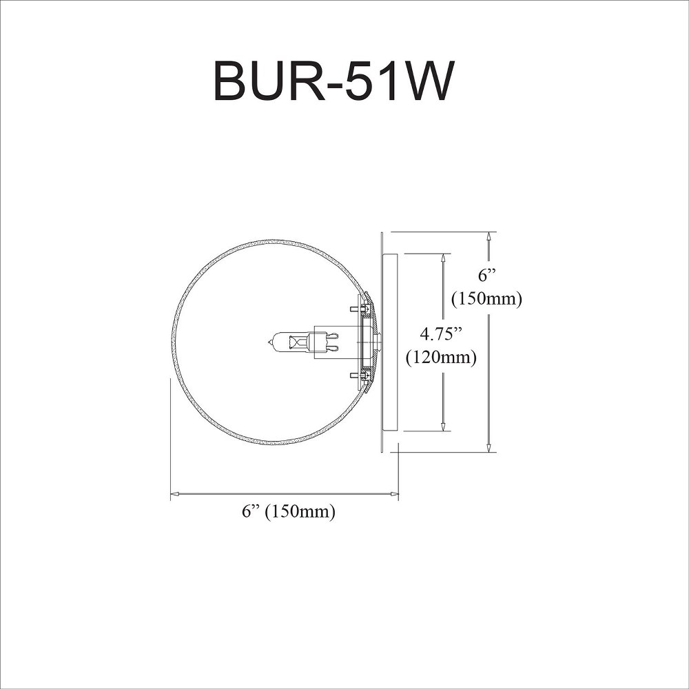 BUR-51W-MB-WH