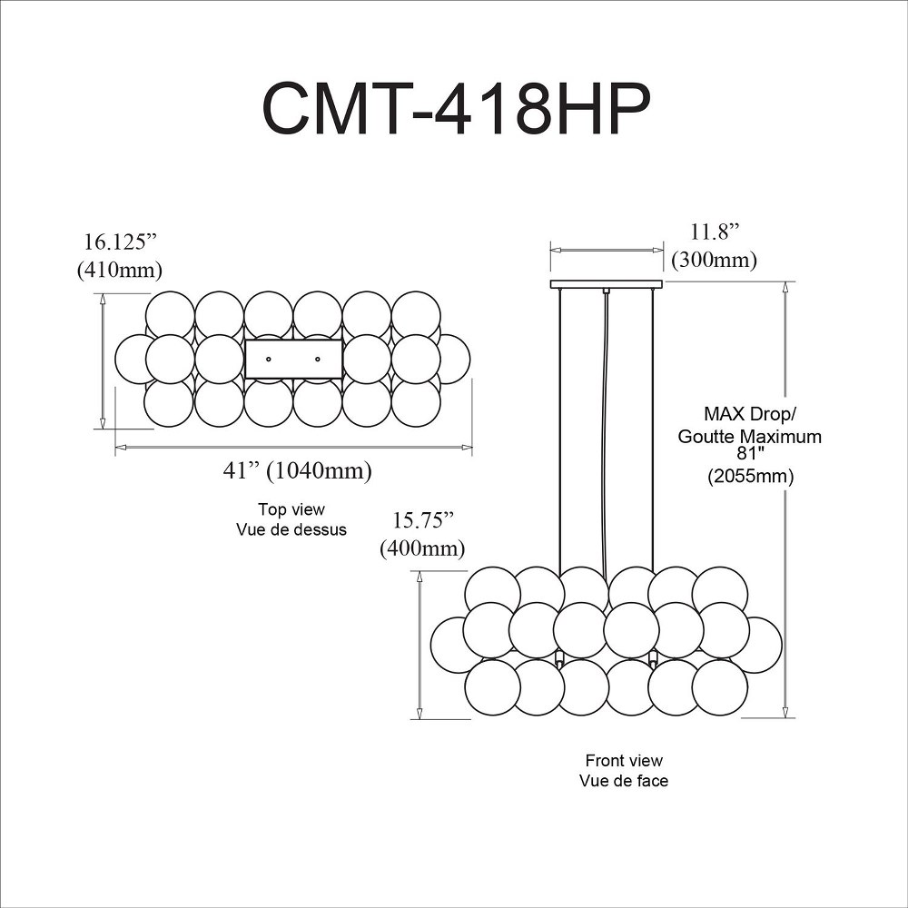 CMT-418HP-CLR-MB