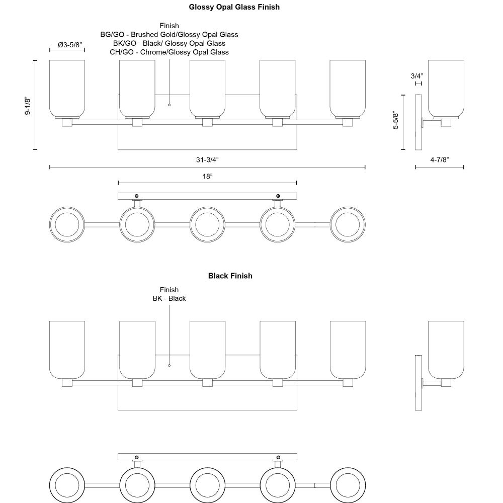 VL57732-BK/GO