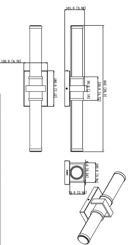 1019-25W-MB-LED