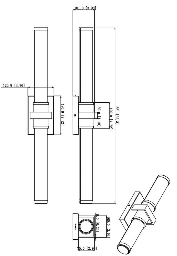 1019-32W-MB-LED